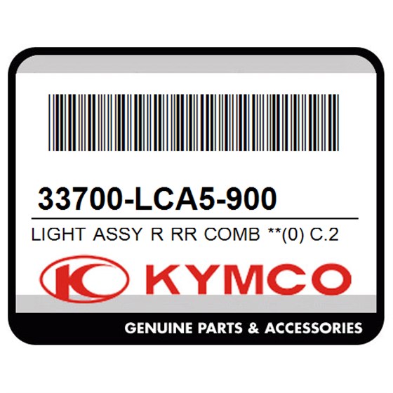 Kymco 33700-LCA5-900 Light Assy R Rr Comb **(0) C.2006.03.24