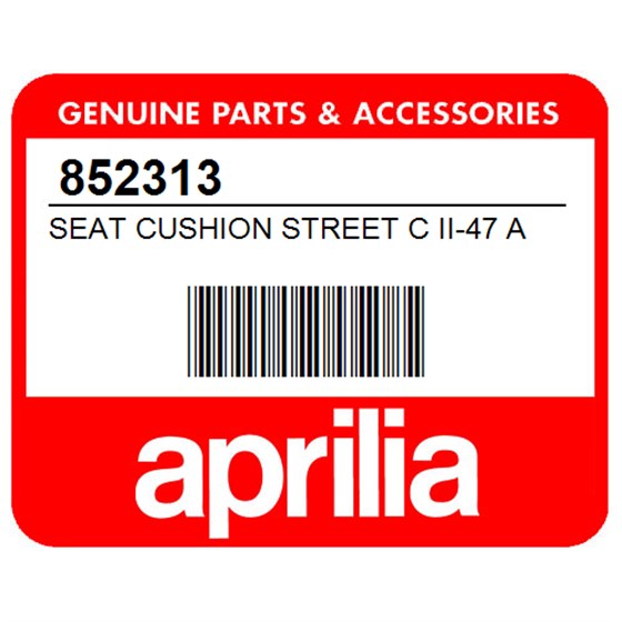 Aprilia 852313 Seat Cushion Street C Ii-47 A