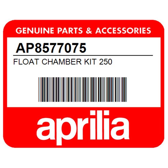 Aprilia AP8577075 Float Chamber Kit 250