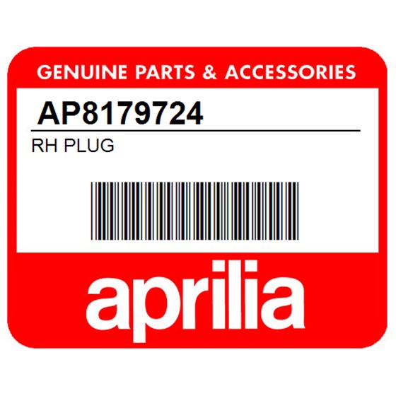 Aprilia AP8179724 Rh Plug