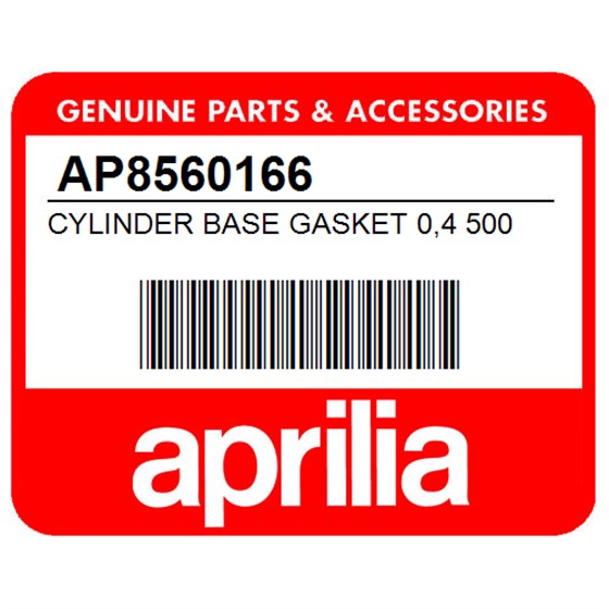 Aprilia AP8560166 Cylinder Base Gasket 0,4 500