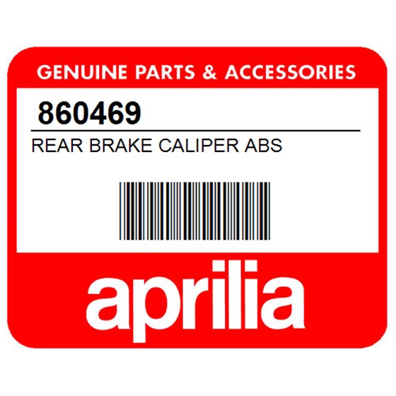 Aprilia 860469 Rear Brake Caliper Abs