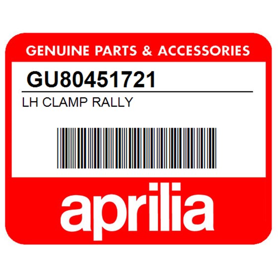 Aprilia GU80451721 Lh Clamp Rally