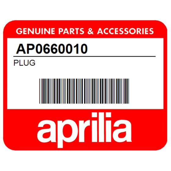 Aprilia AP0660010 Plug