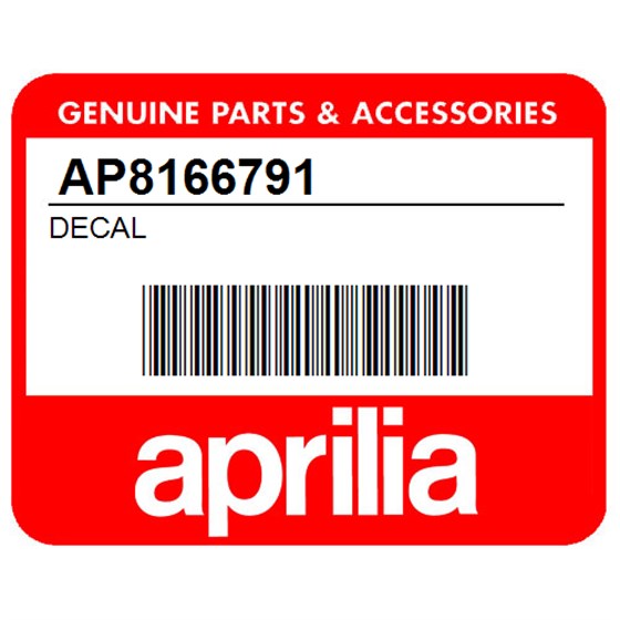 Aprilia AP8166791 Decal