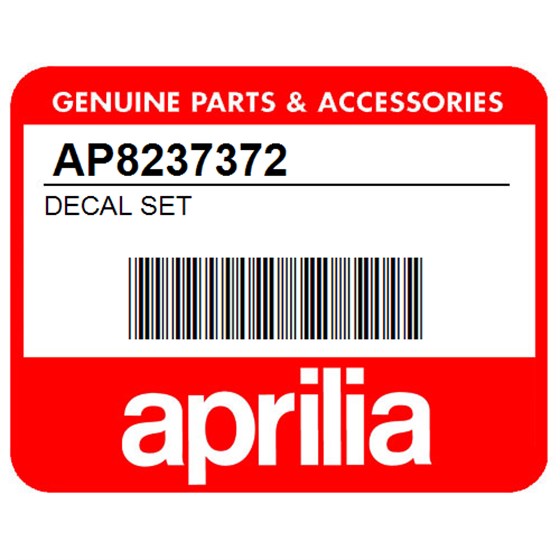 Aprilia AP8237372 Decal Set