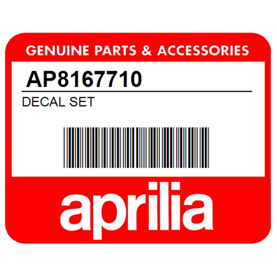 Aprilia AP8167710 Decal Set