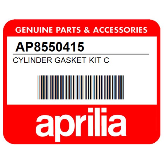 Aprilia AP8550415 Cylinder Gasket Kit C