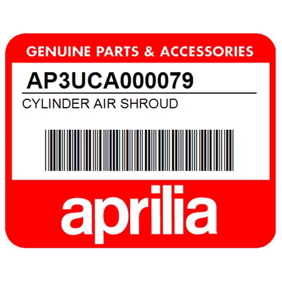 Aprilia AP3UCA000079 Cylinder Air Shroud