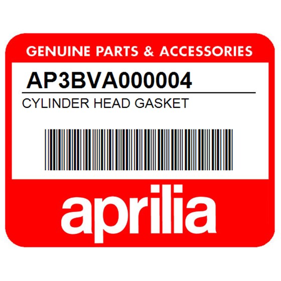Aprilia AP3BVA000004 Cylinder Head Gasket