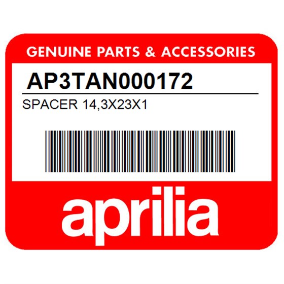 Aprilia AP3TAN000172 Spacer 14,3X23x1
