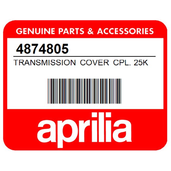 Aprilia 4874805 Transmission Cover Cpl. 25Km