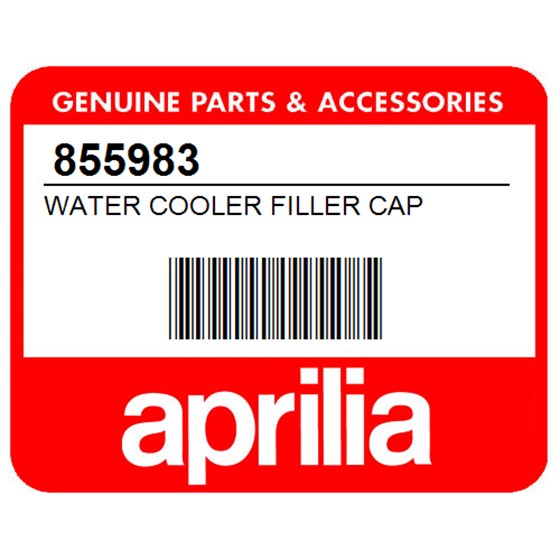 Aprilia 855983 Water Cooler Filler Cap