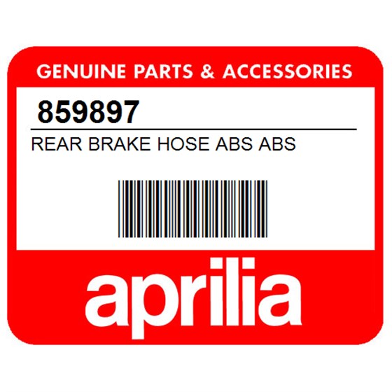 Aprilia 859897 Rear Brake Hose Abs Abs