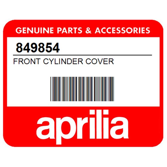 Aprilia 849854 Front Cylinder Cover