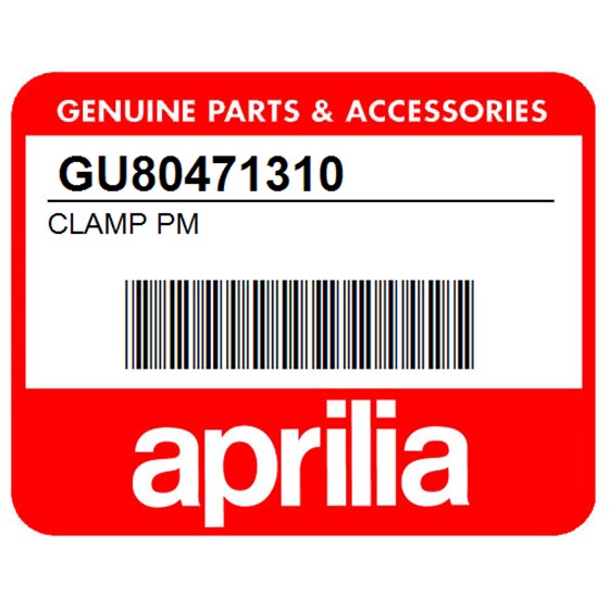 Aprilia GU80471310 Clamp Pm