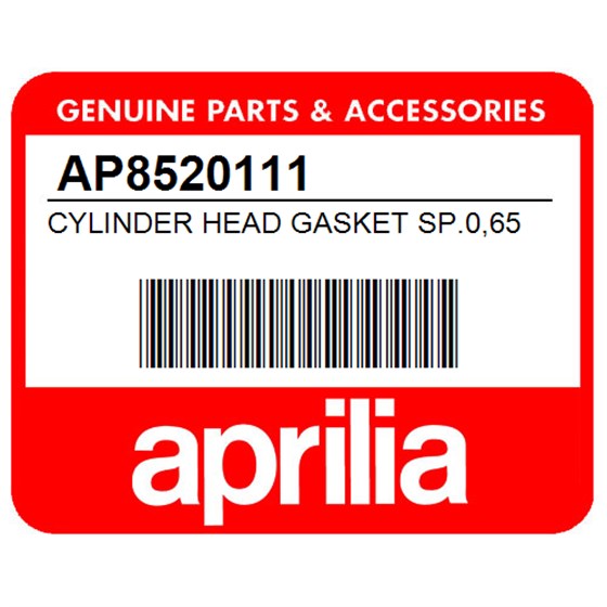 Aprilia AP8520111 Cylinder Head Gasket Sp.0,65