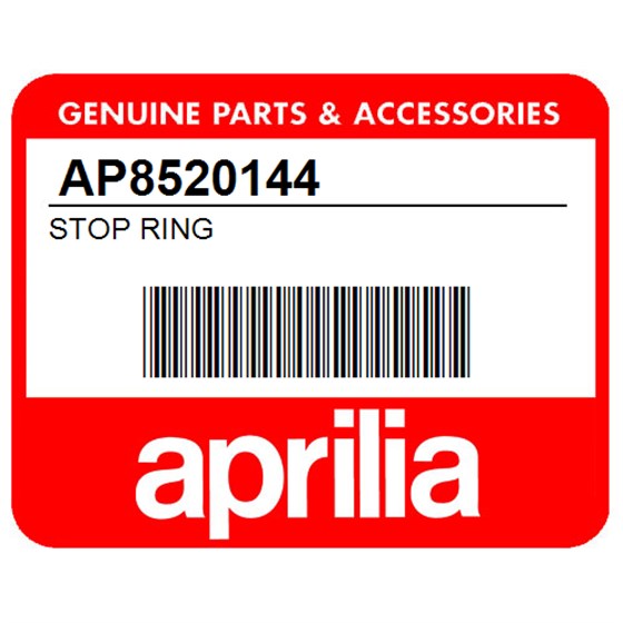 Aprilia AP8520144 Stop Ring