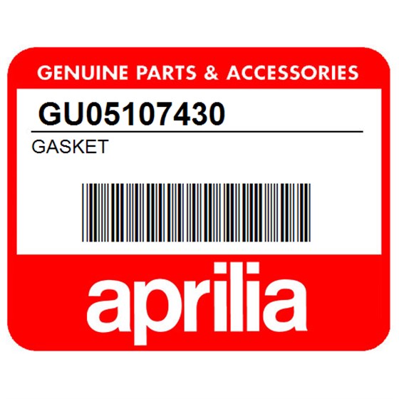 Aprilia GU05107430 Gasket