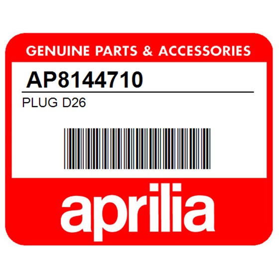 Aprilia AP8144710 Plug D26