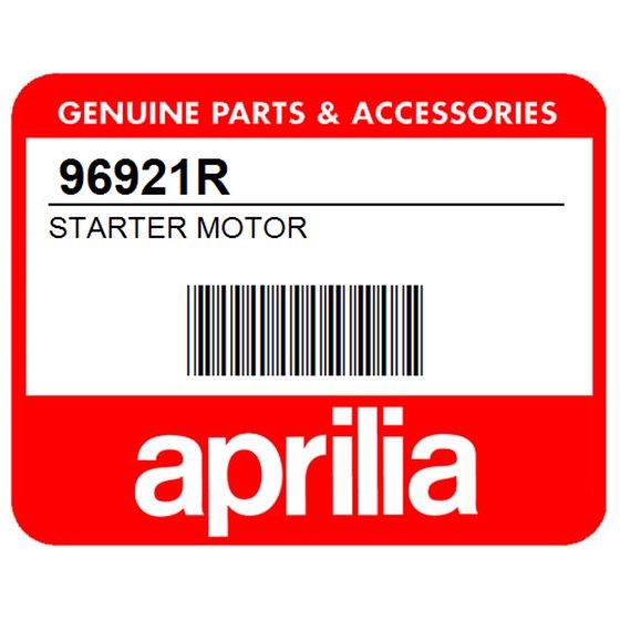 Aprilia 96921R Starter Motor