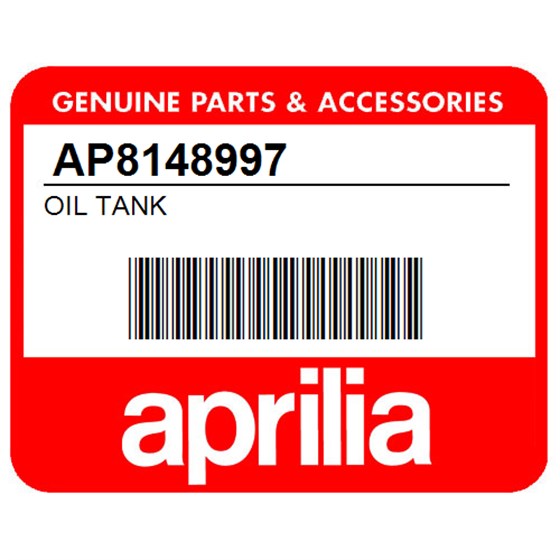 Aprilia AP8148997 Oil Tank
