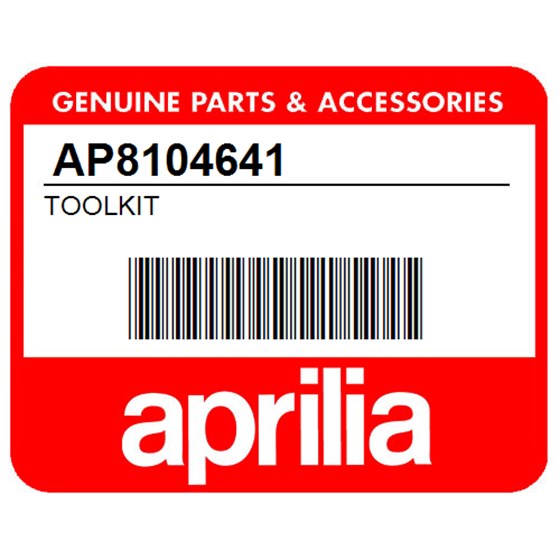 Aprilia AP8104641 Toolkit