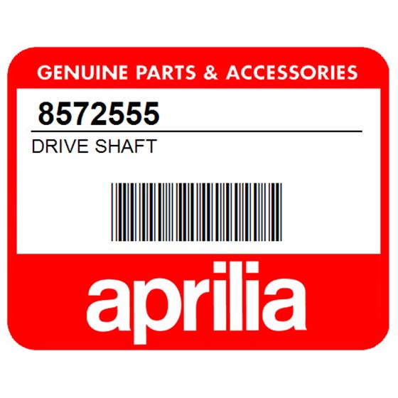 Aprilia 8572555 Drive Shaft