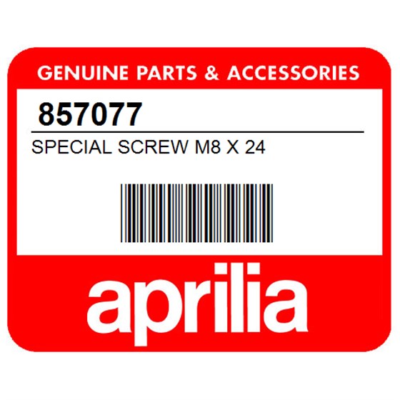 Aprilia 857077 Special Screw M8 X 24