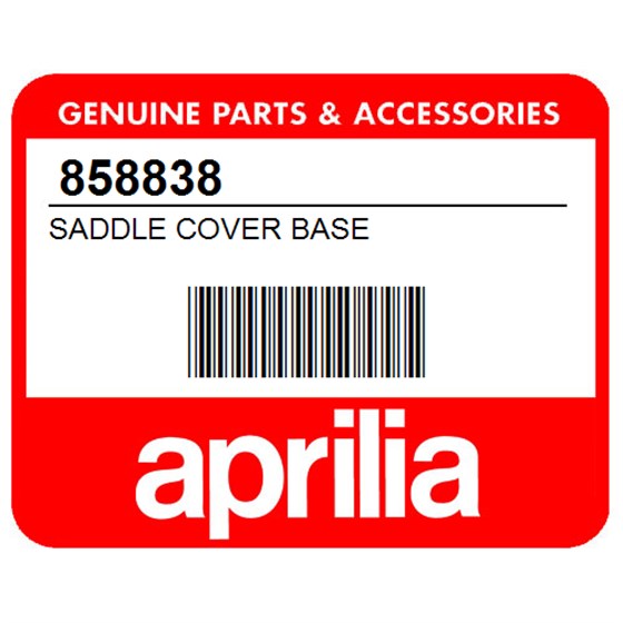 Aprilia 858838 Saddle Cover Base