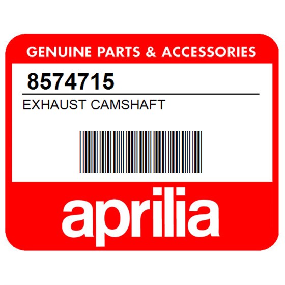 Aprilia 8574715 Exhaust Camshaft