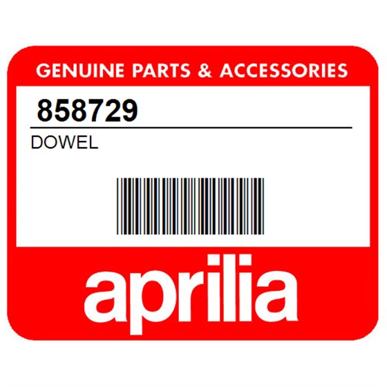 Aprilia 858729 Dowel