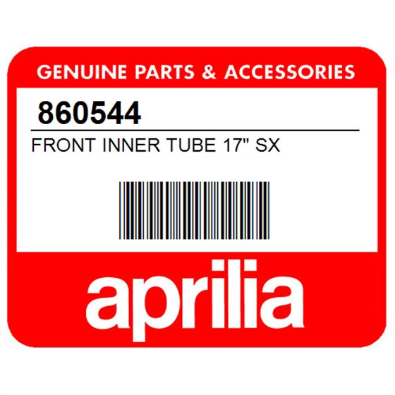 Aprilia 860544 Front Inner Tube 17" Sx