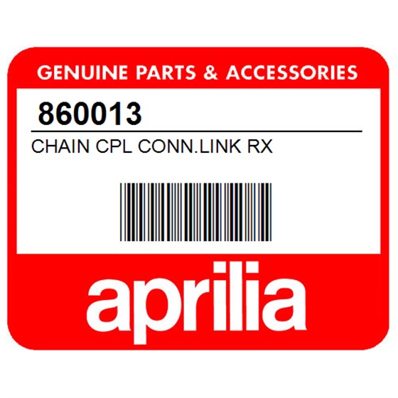 Aprilia 860013 Chain Cpl Conn.Link Rx