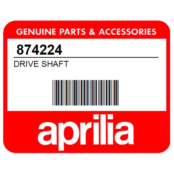 Aprilia 874224 Drive Shaft