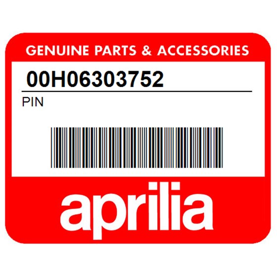 Aprilia 00H06303752 Pin