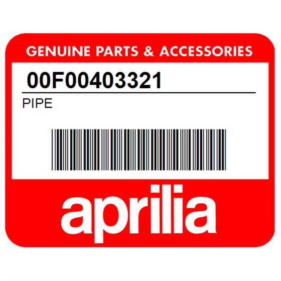 Aprilia 00F00403321 Pipe