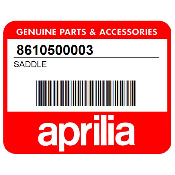 Aprilia 8610500003 Saddle