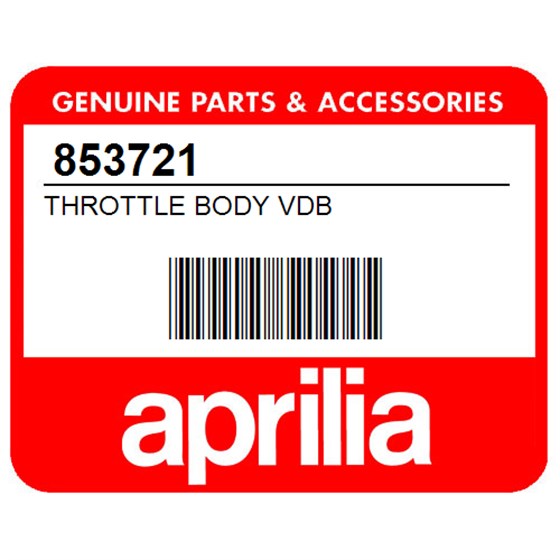Aprilia 853721 Throttle Body Vdb