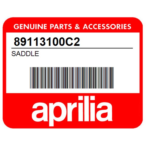 Aprilia 89113100C2 Saddle