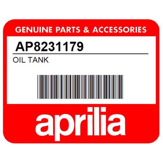 Aprilia AP8231179 Oil Tank