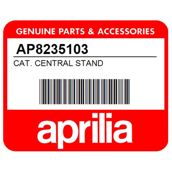 Aprilia AP8235103 Cat. Central Stand