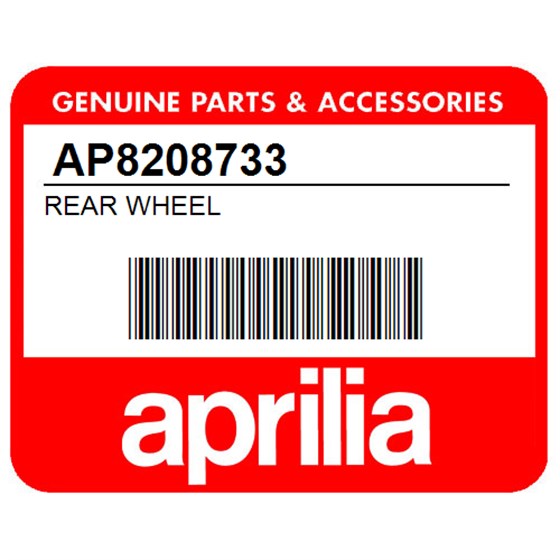 Aprilia AP8208733 Rear Wheel