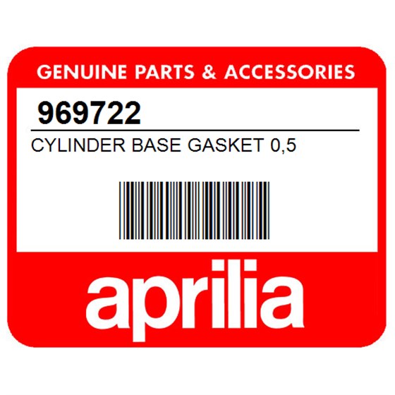 Aprilia 969722 Cylinder Base Gasket 0,5