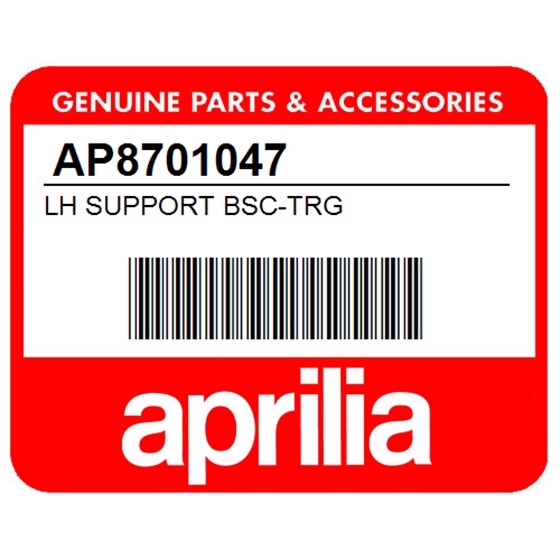 Aprilia AP8701047 Lh Support Bsc-Trg