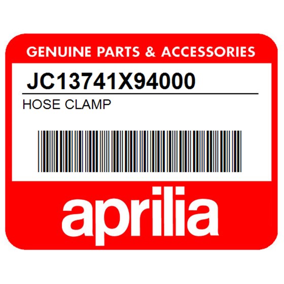 Aprilia JC13741X94000 Hose Clamp