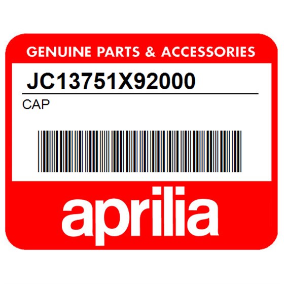 Aprilia JC13751X92000 Cap