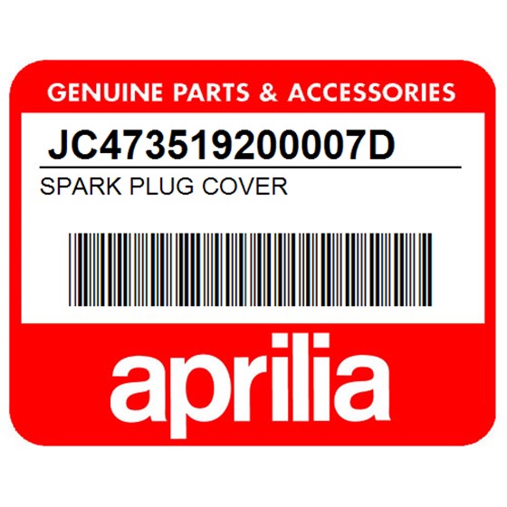 Aprilia JC473519200007D Spark Plug Cover