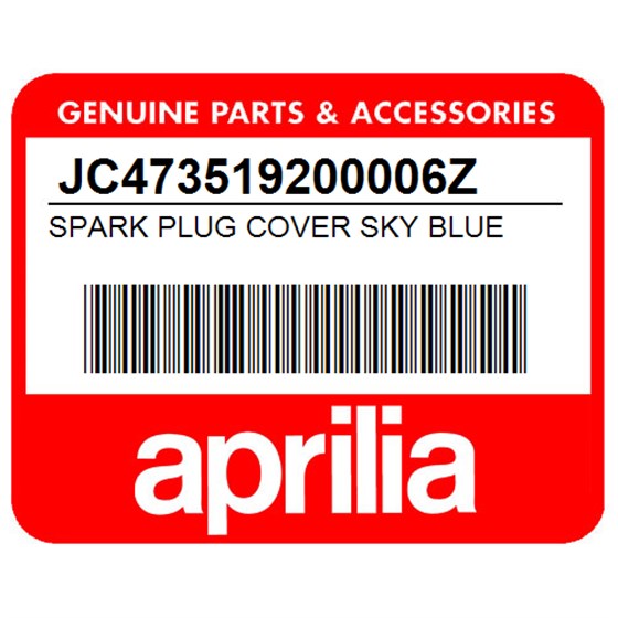 Aprilia JC473519200006Z Spark Plug Cover Sky Blue