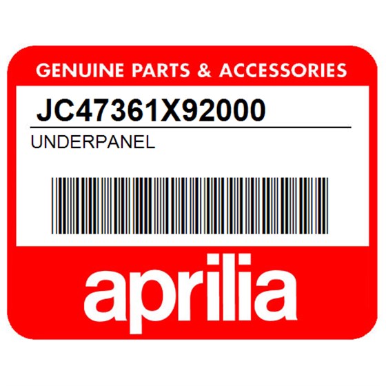 Aprilia JC47361X92000 Underpanel